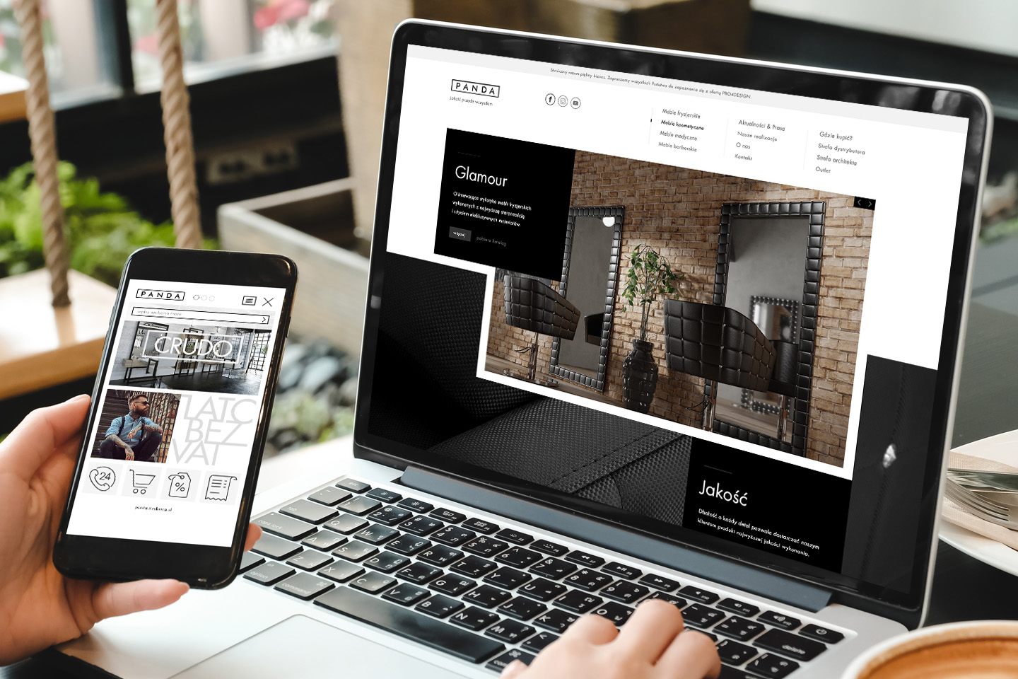 projekt systemu b2b dla Panda Trzebnica