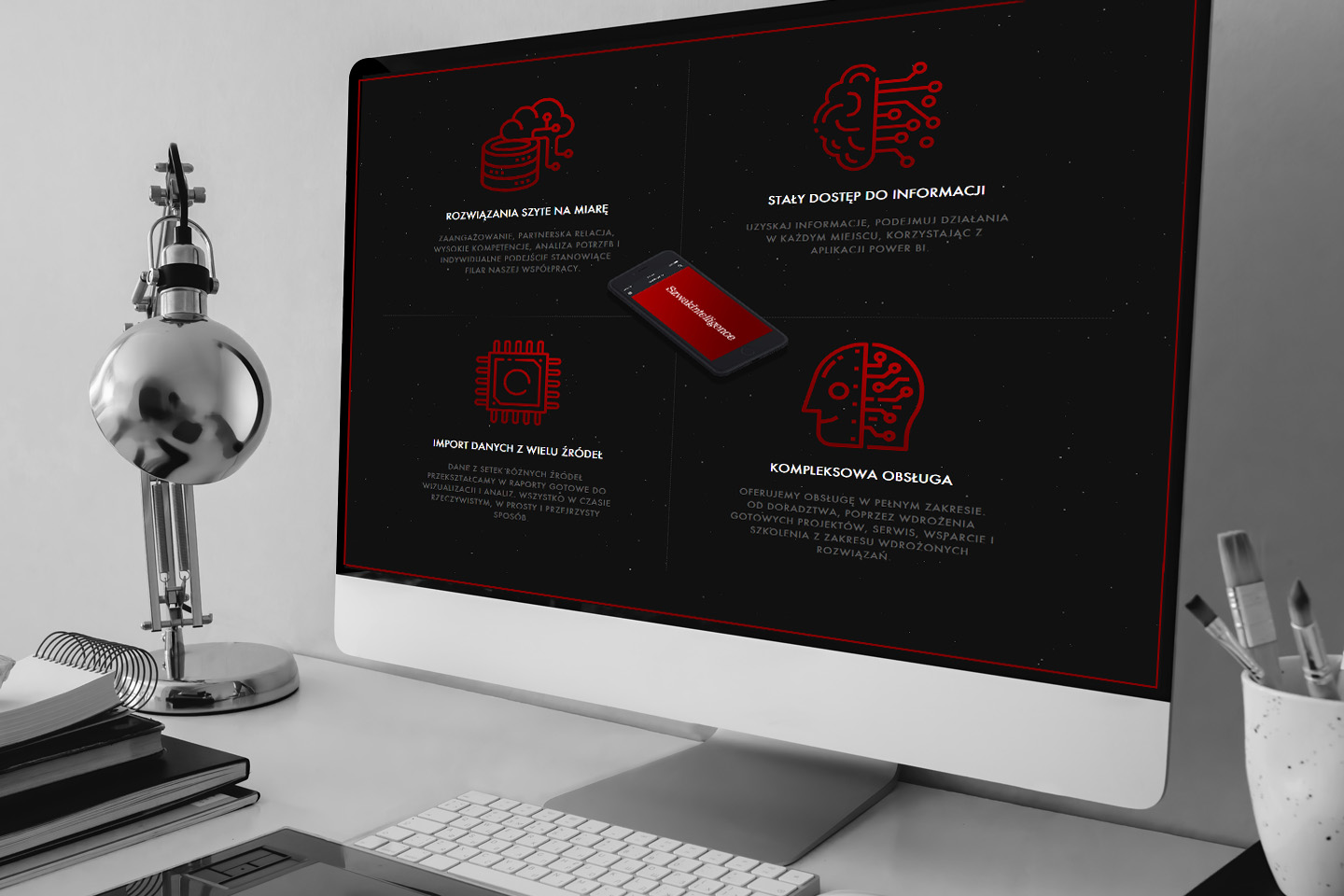 projekt strony www business intelligence