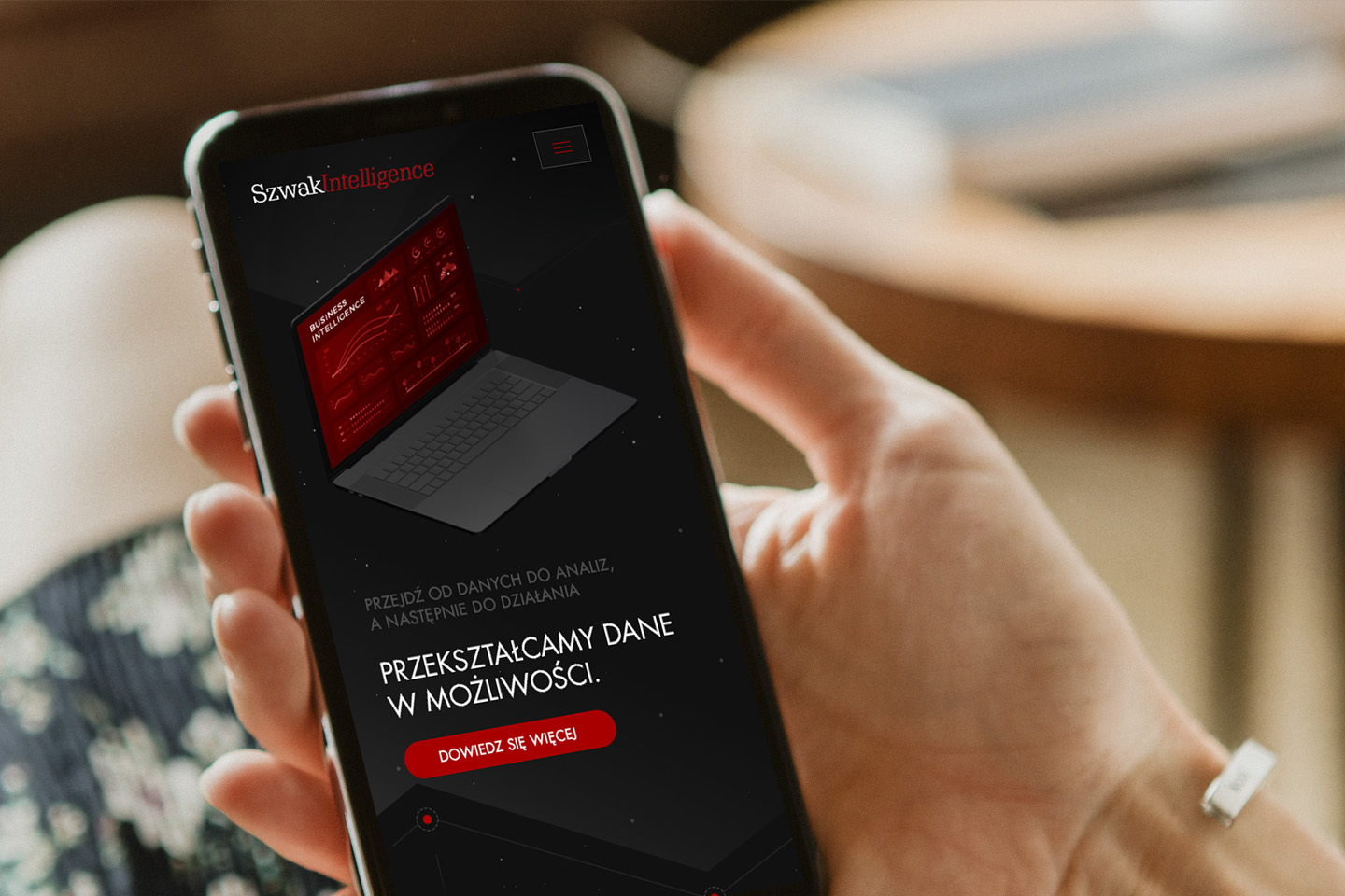 projekt strony www business intelligence