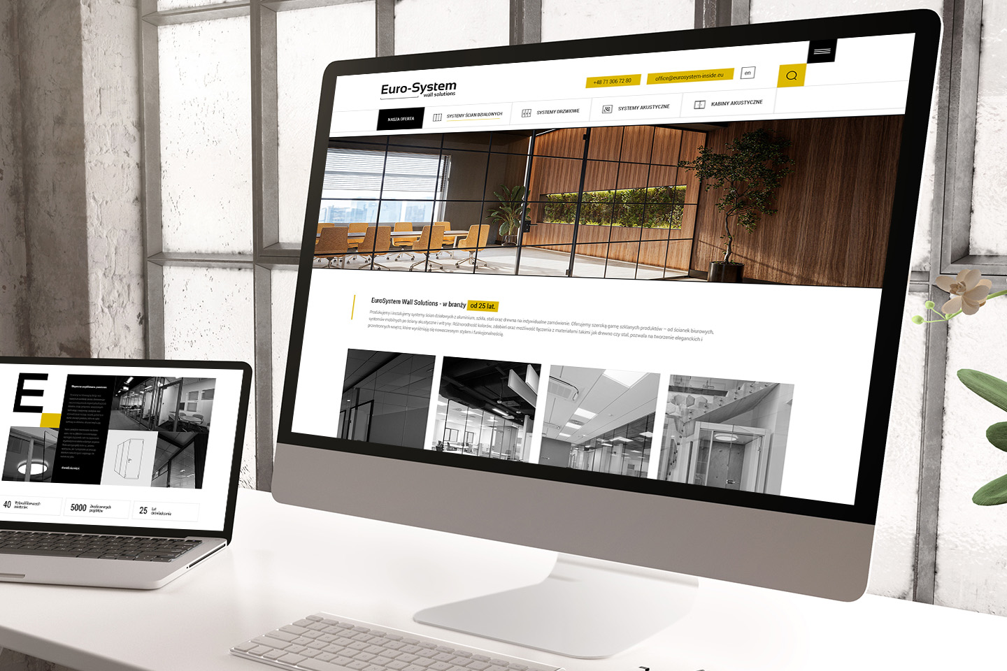 projekt strony www EuroSystem